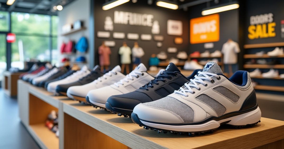 profitez des meilleures offres actuelles sur les chaussures de golf en destockage. qualité et prix réduits pour tous les styles et niveaux, ne manquez pas ces bonnes affaires !