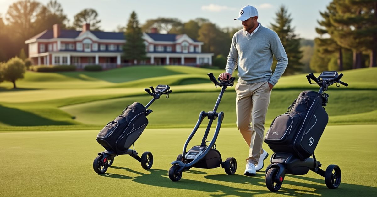 découvrez la gamme de chariots de golf trolem, consultez les avis et comparez leurs fonctionnalités pour évaluer leur rapport qualité-prix.