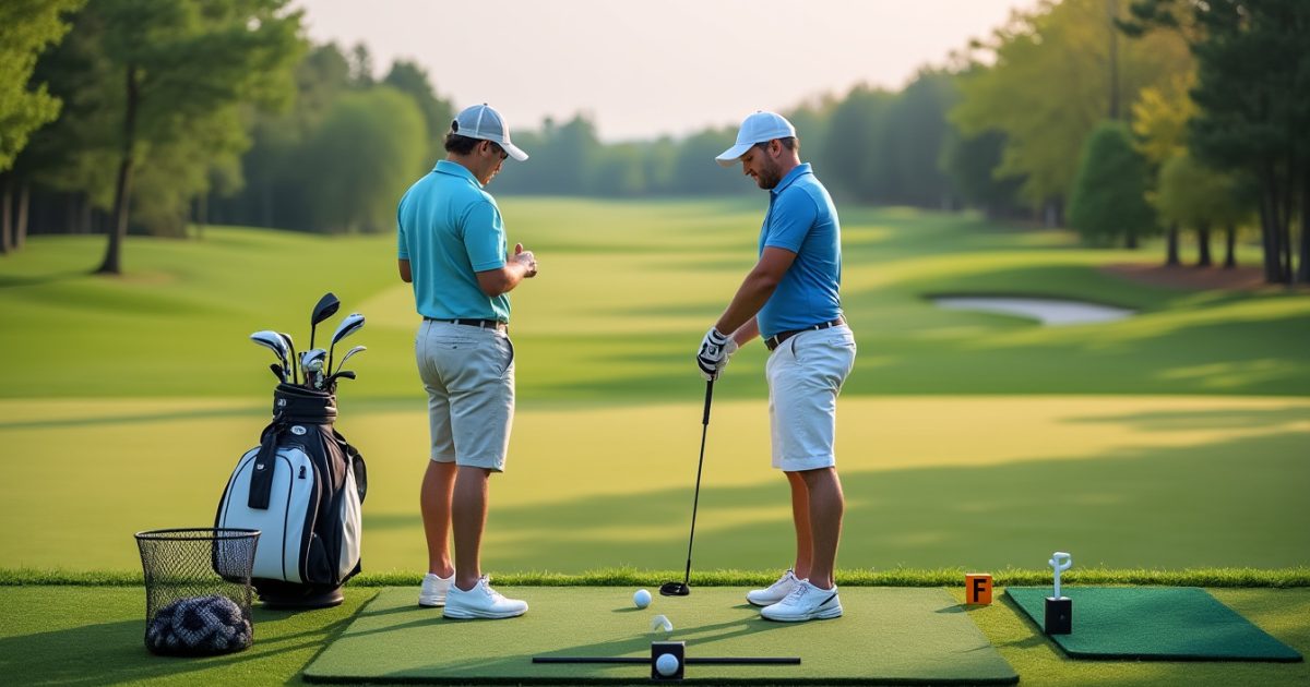 découvrez le contenu d’un cours de golf pour débutant : bases du swing, prise en main du club, posture et premiers conseils pour progresser.
