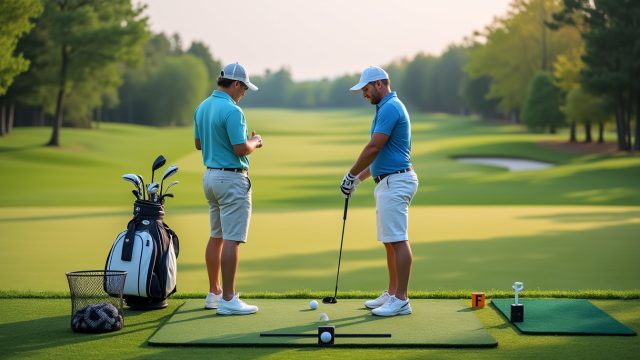 Cours de golf pour débutant : ce que couvre une leçon type